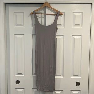 Naked Wardrobe Gray Dress